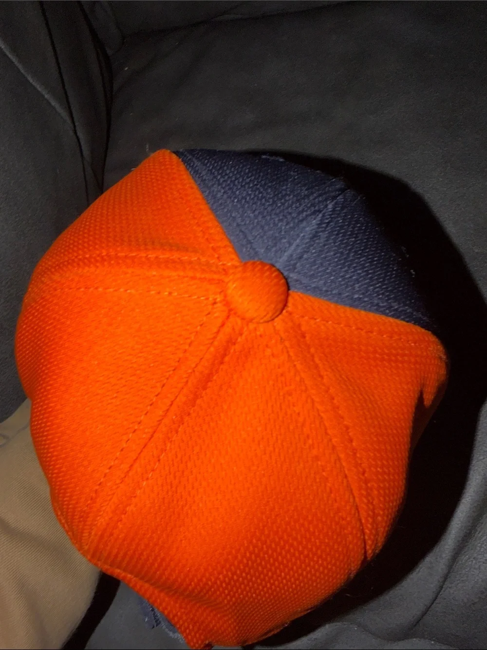 Youth Clemson tigers Kids Navy and Orange Baseball Cap with Tiger Logo